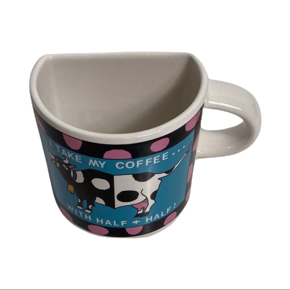 Novelty 1/2 Mug, I Take My Coffee With Half & Half - Picture 8 of 14